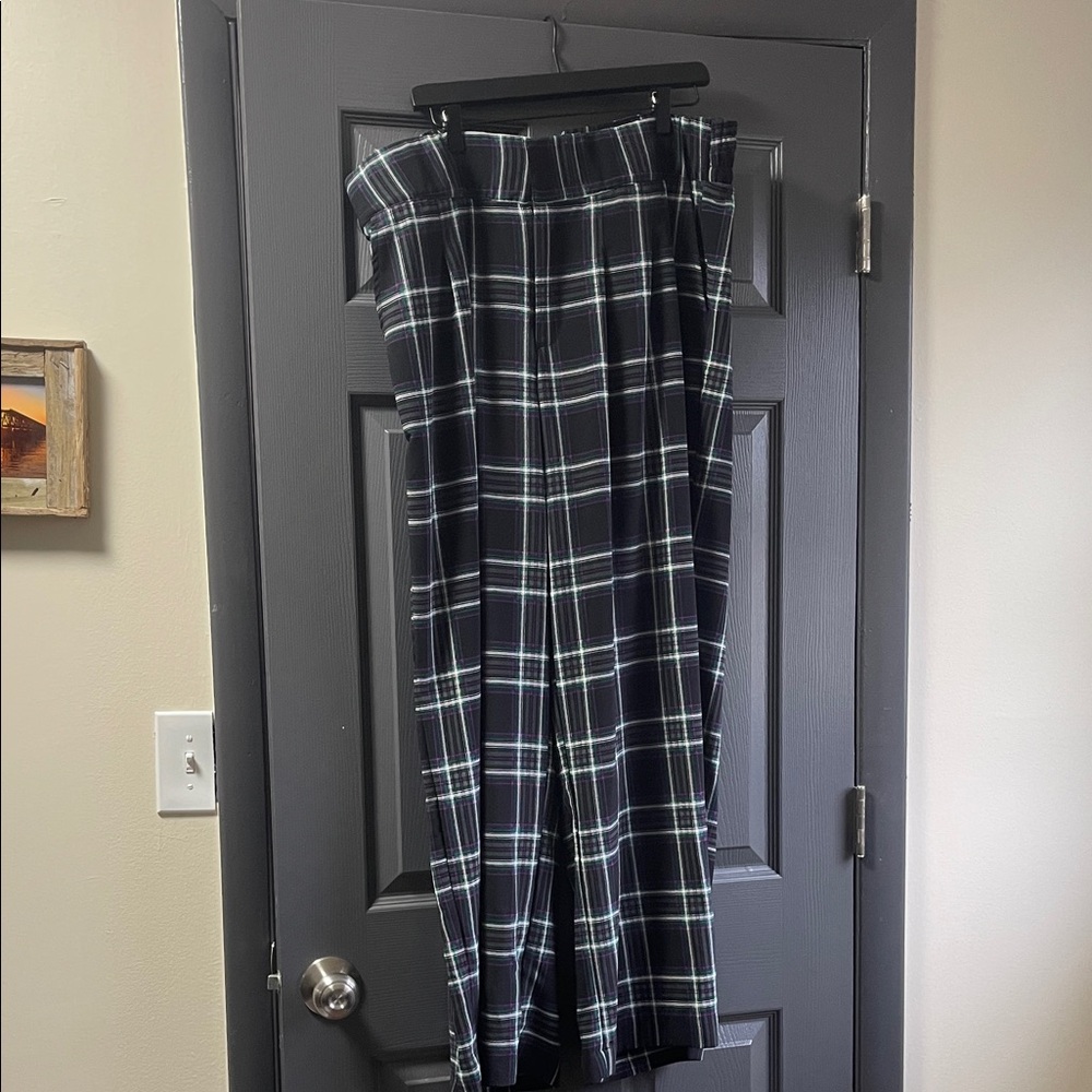 Torrid Black Plaid Pants